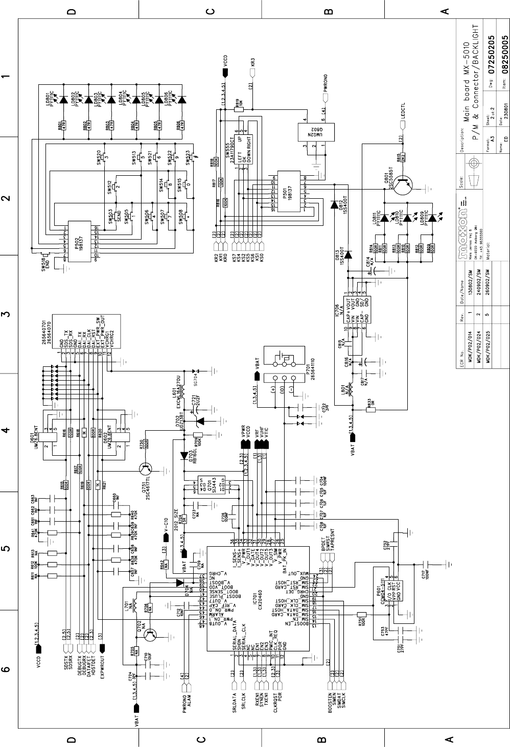 Page 4 of 4 - 07250201_V1_4 Maxon-mx5010-schematics