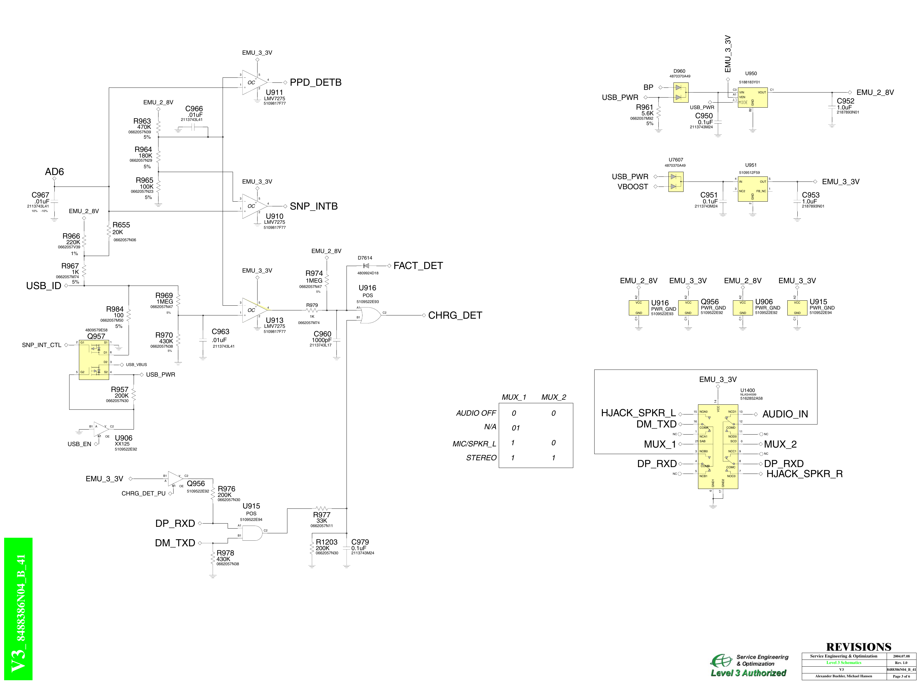 Page 3 of 6 - SCH_V3_A2_C_L3_8488386N04_B_41.cvx Motorolla-v3-schematics