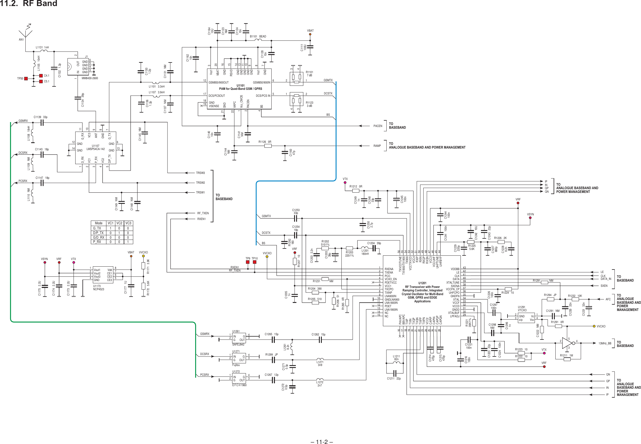 Page 2 of 5 - X300 Digital Cellular Phone Panasonic-x300-schematics