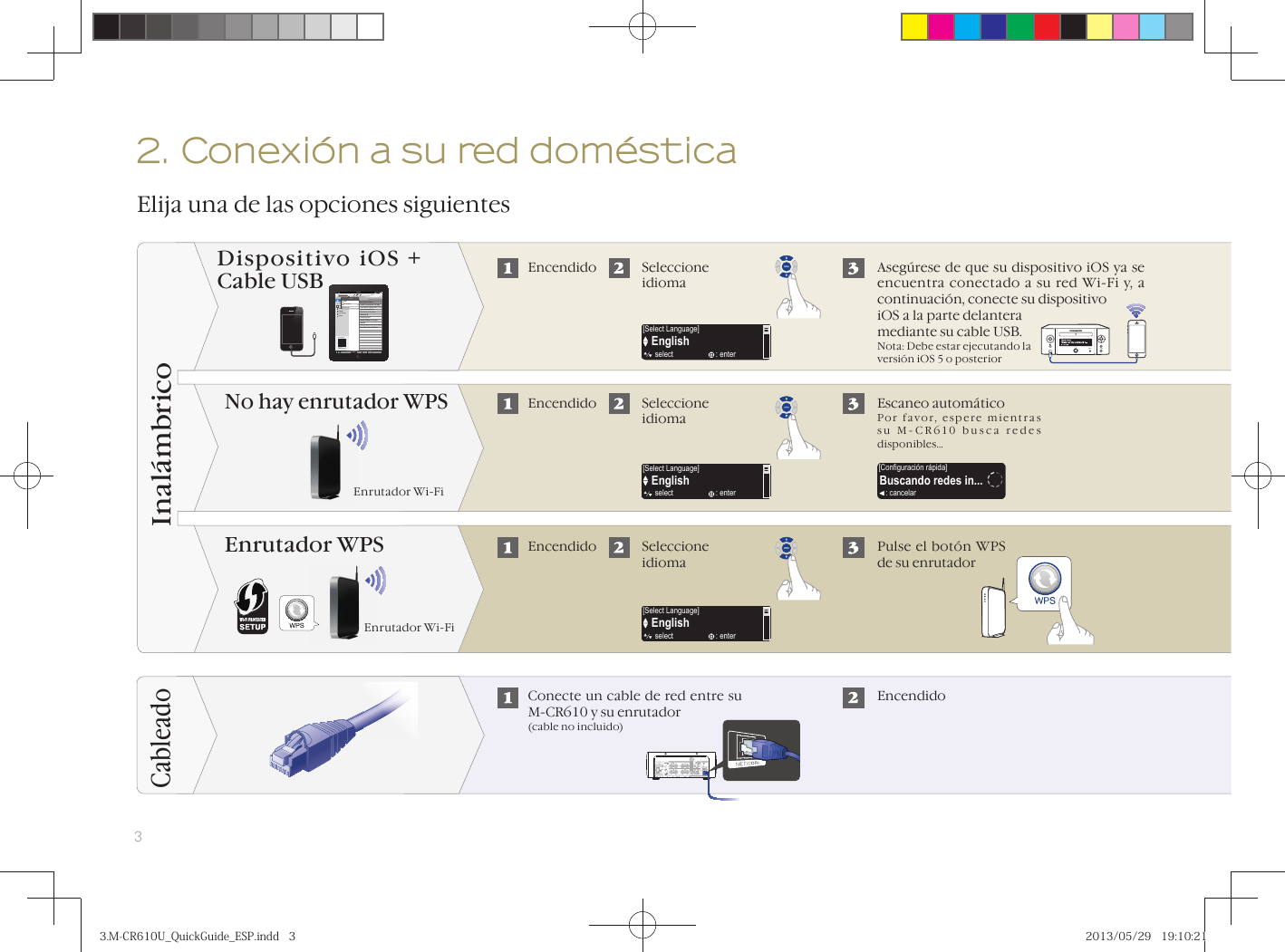 Page 4 of 8 - Marantz M-CR610 3.M-CR610U_QuickGuide_ESP User Manual  To The 1b421416-9238-4d63-955b-0273cba77e0d