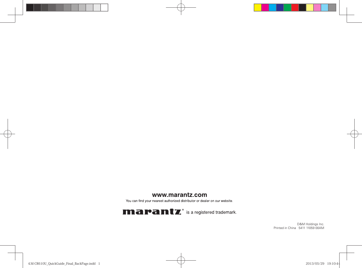 Page 8 of 8 - Marantz M-CR610 3.M-CR610U_QuickGuide_ESP User Manual  To The 1b421416-9238-4d63-955b-0273cba77e0d