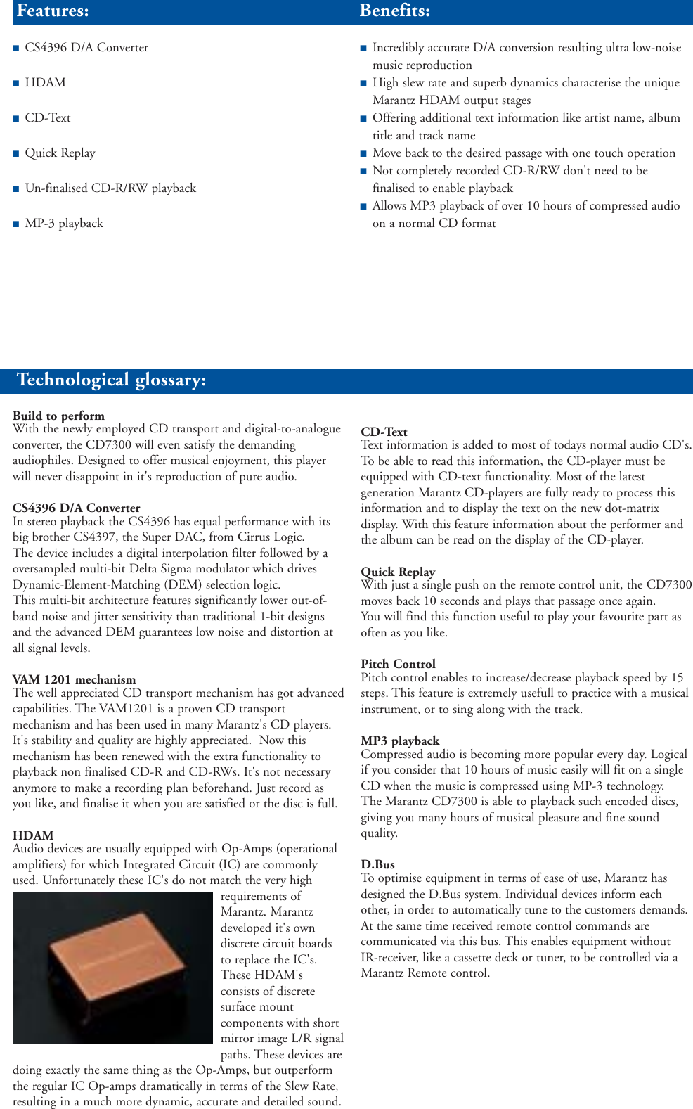 Page 2 of 4 - Marantz Marantz-Cd7300-Users-Manual- 6898_CD7300  Marantz-cd7300-users-manual