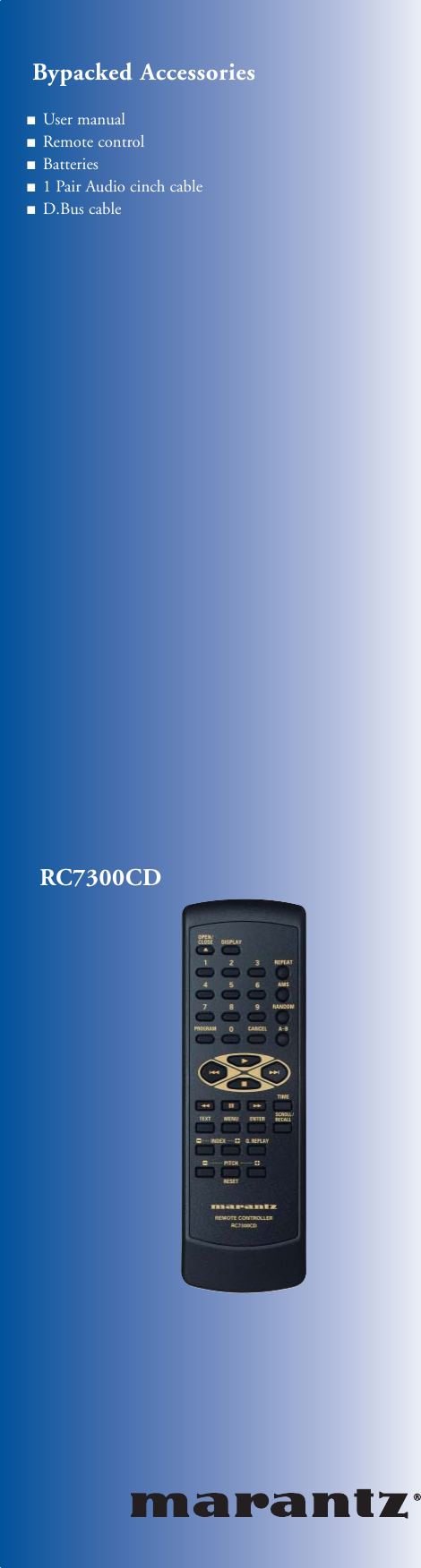 Page 3 of 4 - Marantz Marantz-Cd7300-Users-Manual- 6898_CD7300  Marantz-cd7300-users-manual