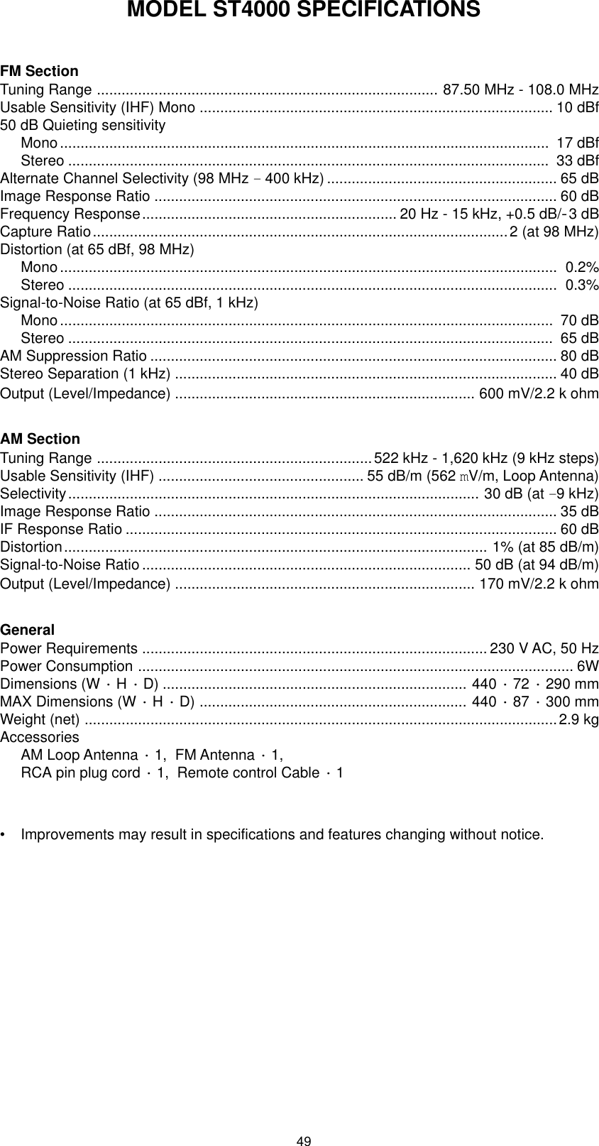 Page 7 of 9 - Marantz Marantz-Stereo-Tuner-St4000-Users-Manual- 1  Marantz-stereo-tuner-st4000-users-manual