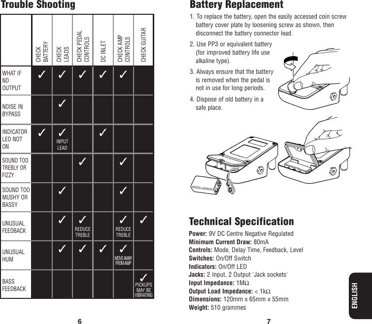Page 5 of 5 - Marshall-Amplification Marshall-Amplification-Echohead-Users-Manual-  Marshall-amplification-echohead-users-manual