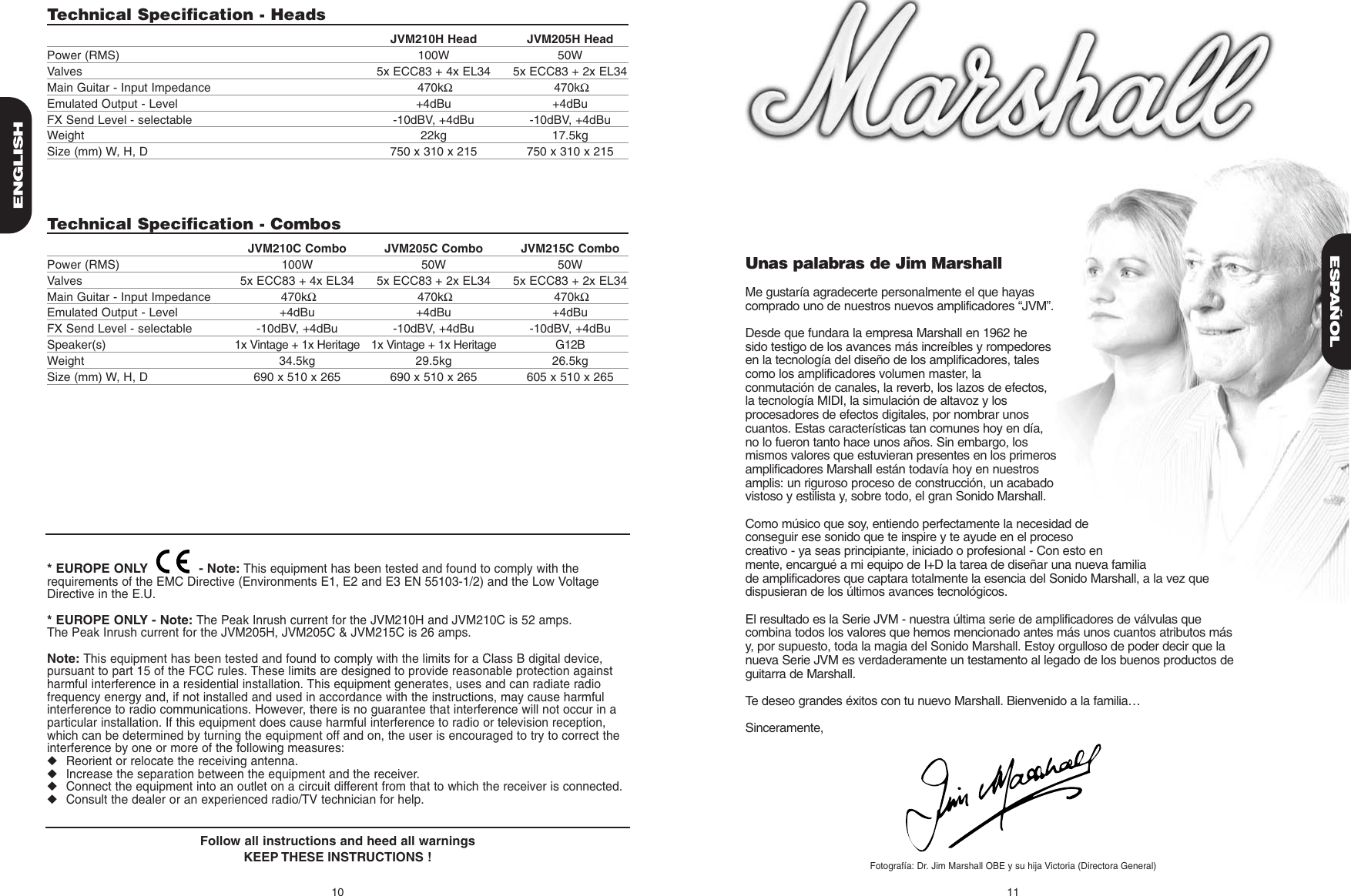 Page 7 of 9 - Marshall-Amplification Marshall-Amplification-Jvm-2-Users-Manual- Marshall-amplification-jvm-2-users-manual
