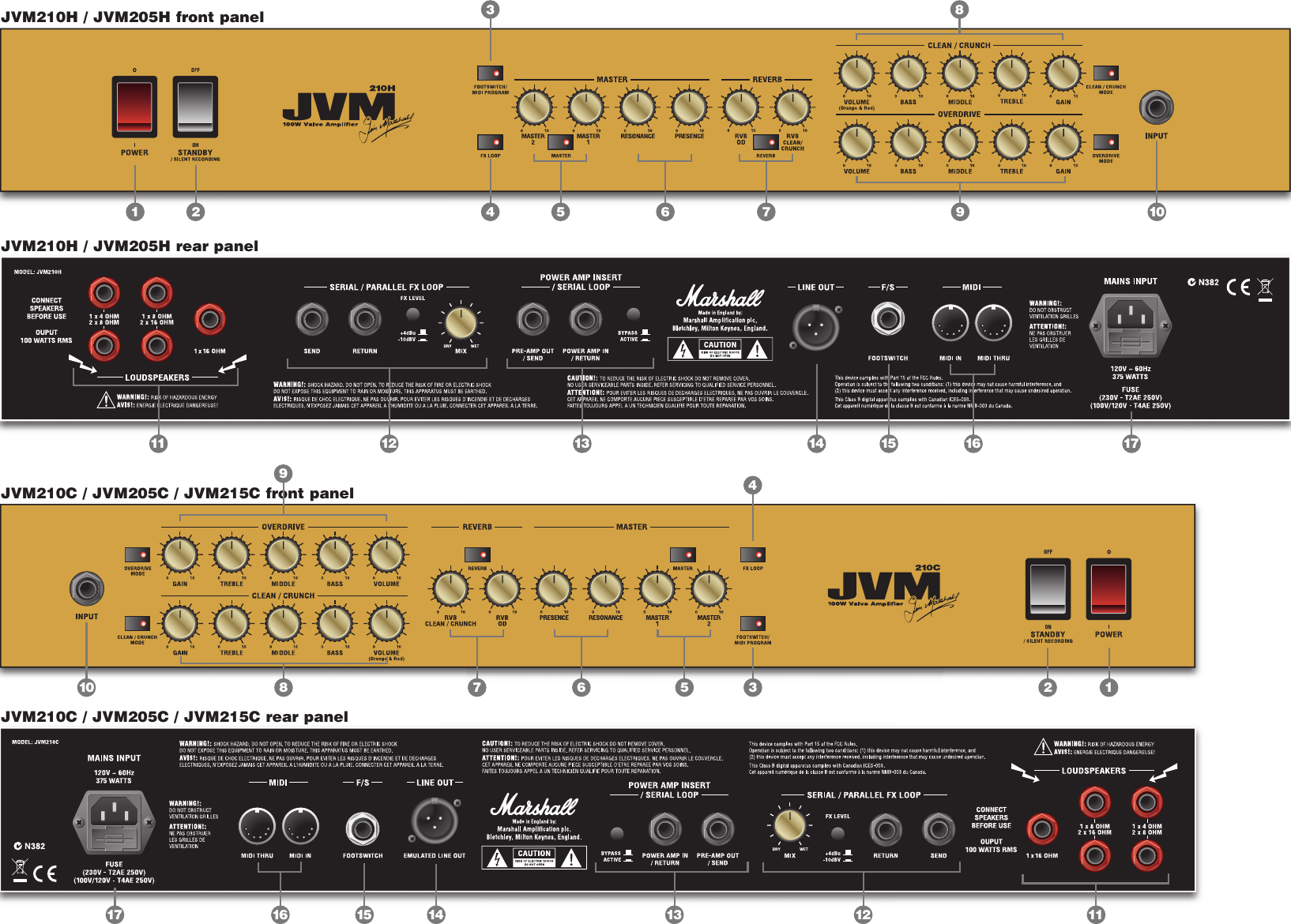 Page 8 of 9 - Marshall-Amplification Marshall-Amplification-Jvm-2-Users-Manual- Marshall-amplification-jvm-2-users-manual