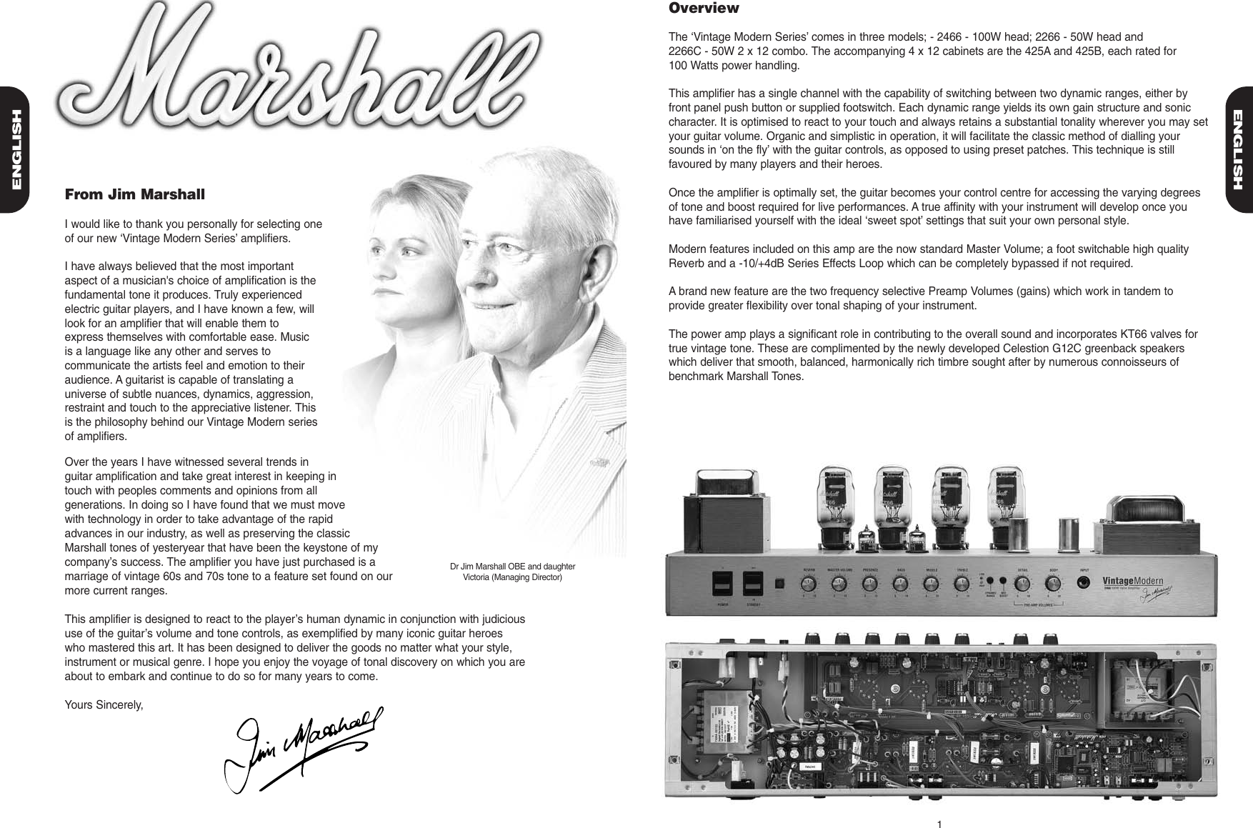 Page 2 of 4 - Marshall Marshall-2266-Users-Manual-  Marshall-2266-users-manual