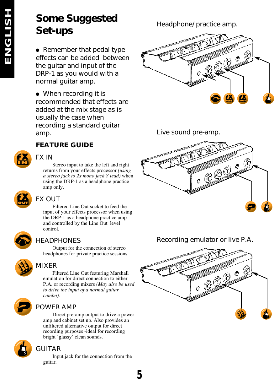 Page 5 of 6 - Marshall Marshall-Drp-1-Users-Manual- DRP-1 Hbk. English*2  Marshall-drp-1-users-manual