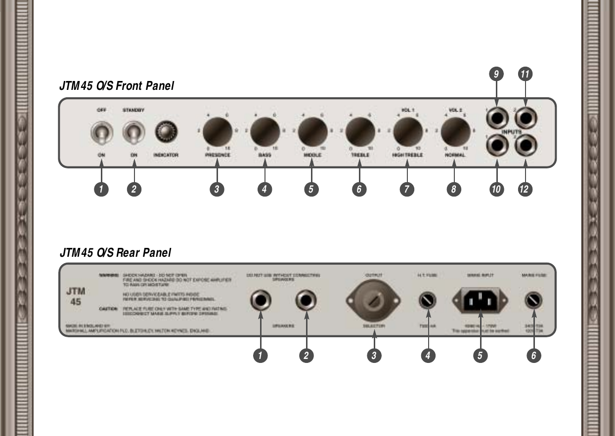 Схема jtm45 marshall