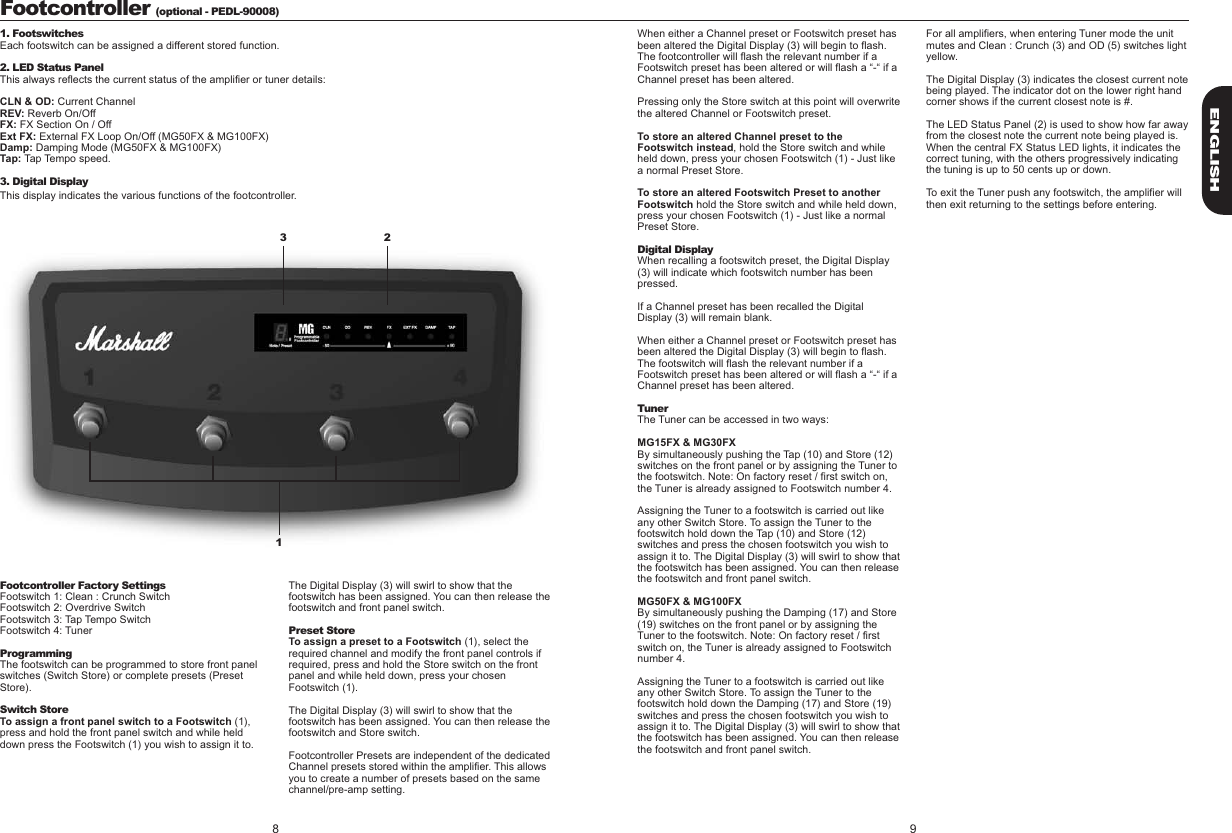 Page 6 of 7 - Marshall Marshall-Mg100Fx-Owners-Manual- ManualsLib - Makes It Easy To Find Manuals Online!  Marshall-mg100fx-owners-manual