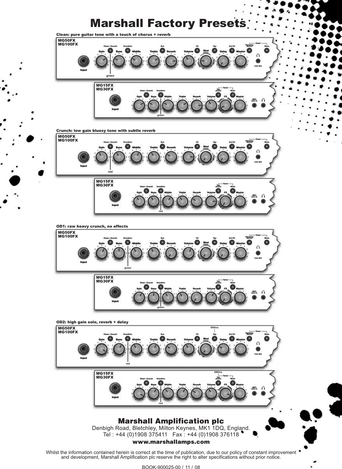 Page 7 of 7 - Marshall Marshall-Mg100Fx-Owners-Manual- ManualsLib - Makes It Easy To Find Manuals Online!  Marshall-mg100fx-owners-manual