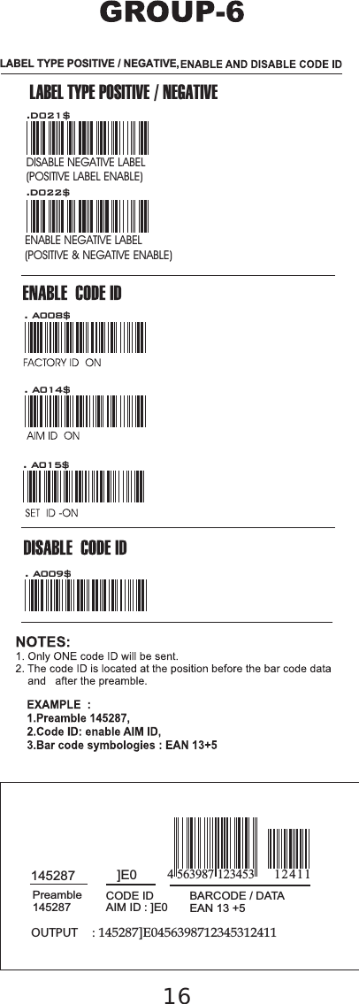 16                 