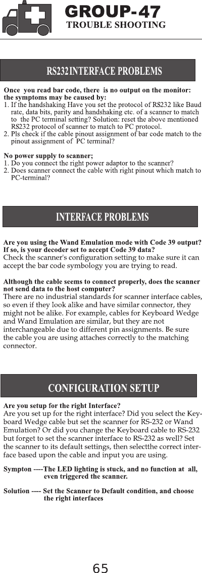 Page 31 of Marson Technology Co MT7937 Wireless CCD Barcode Scanner User Manual Part 2