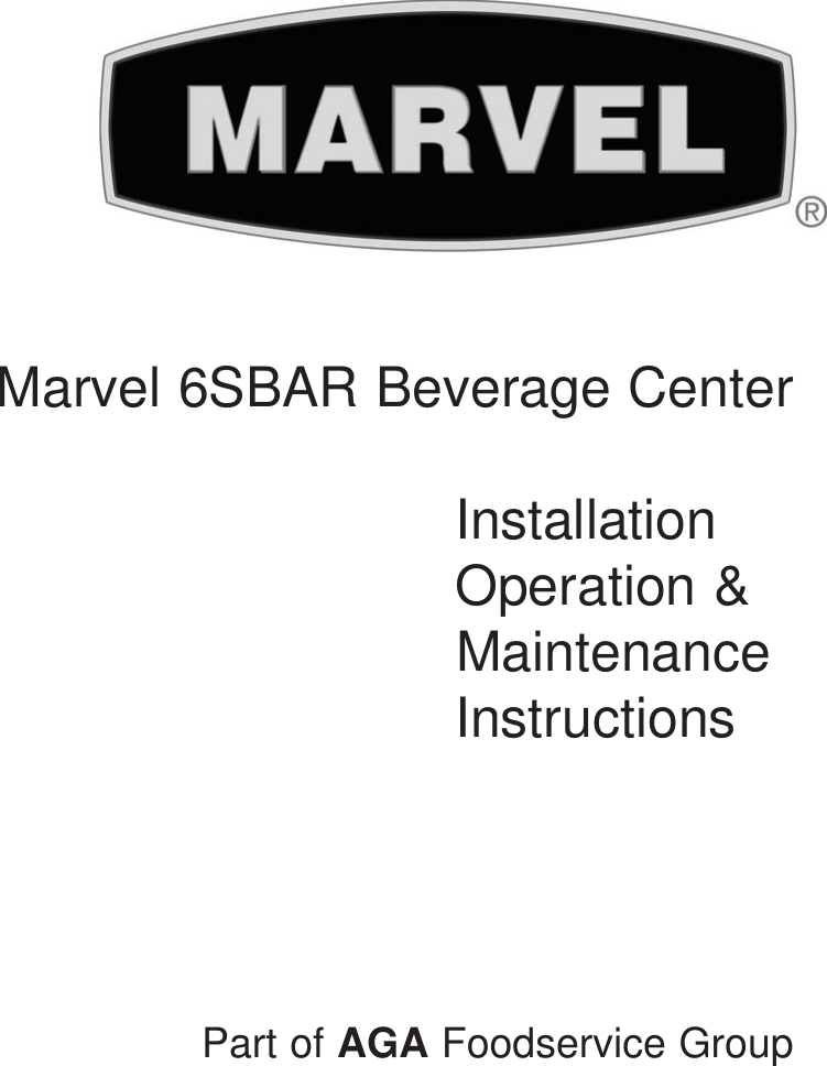 Page 1 of 8 - Marvel-Industries Marvel-Industries-6Sbar-Users-Manual- 6SBAR OWNER'S GUIDE Rev A.qxp  Marvel-industries-6sbar-users-manual