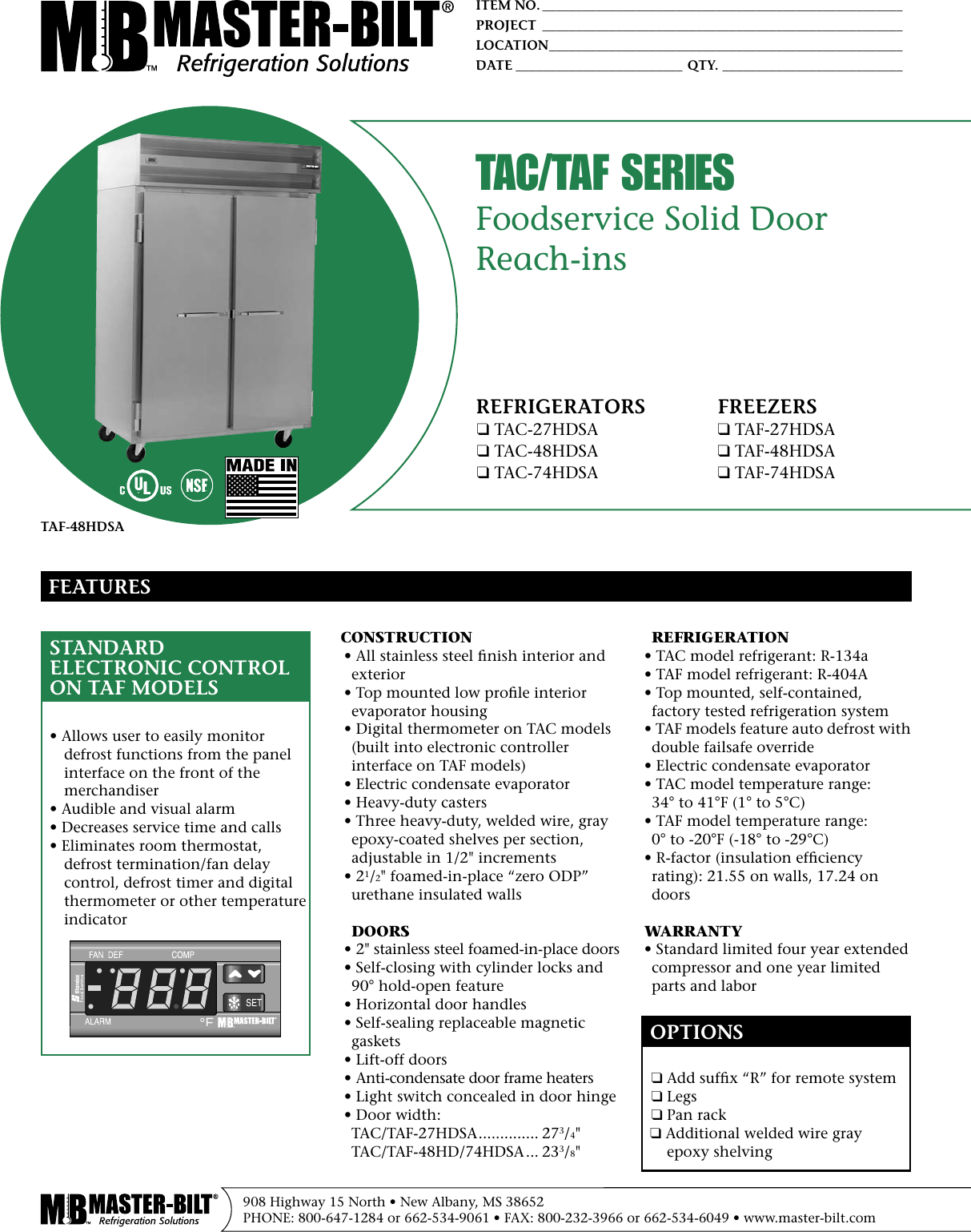 Page 1 of 2 - Master-Bilt Master-Bilt-Tac-27Hdsa-Users-Manual- Master-bilt-tac-27hdsa-users-manual