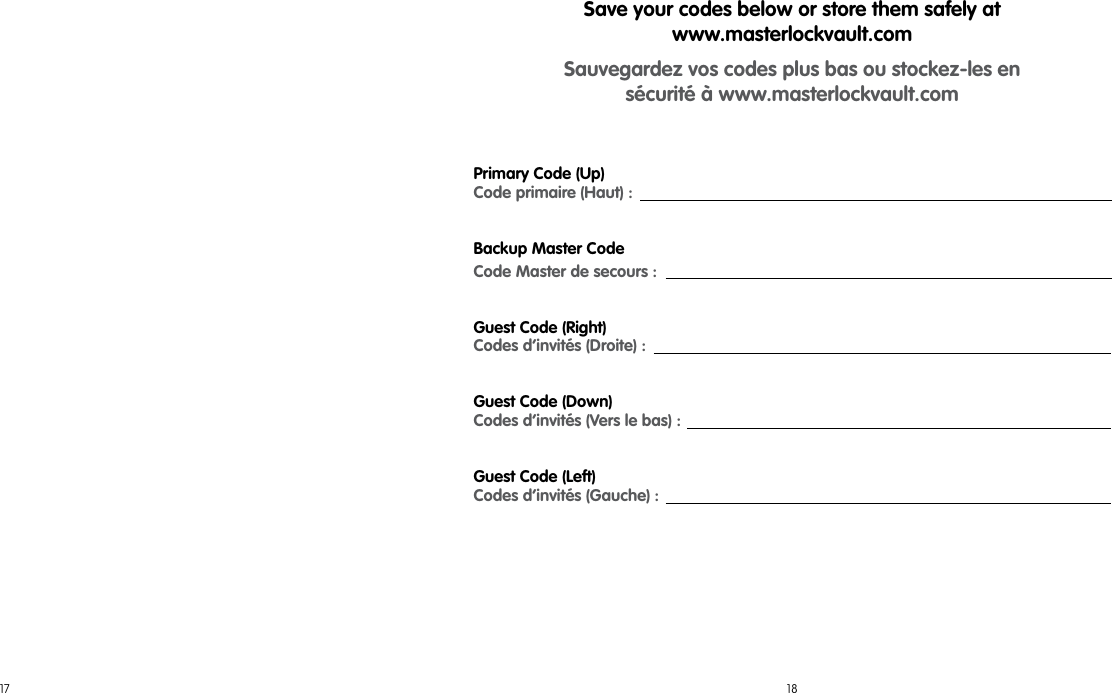 Page 10 of 11 - Master-Lock Master-Lock-Dialspeed-Electronic-Combination-Lock-1500Ed-Users-Manual- Master-lock-dialspeed-electronic-combination-lock-1500ed-users-manual
