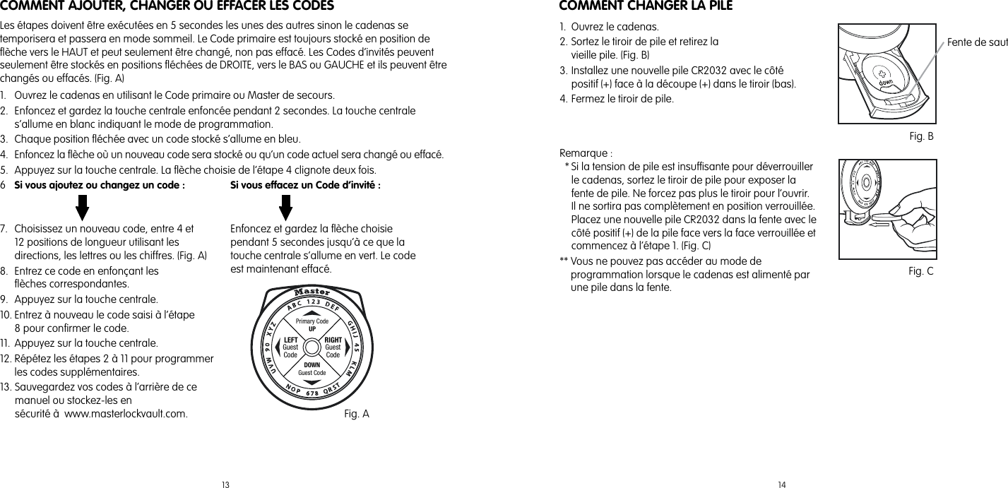 Master Lock Dialspeed Electronic Combination 1500Ed Users Manual