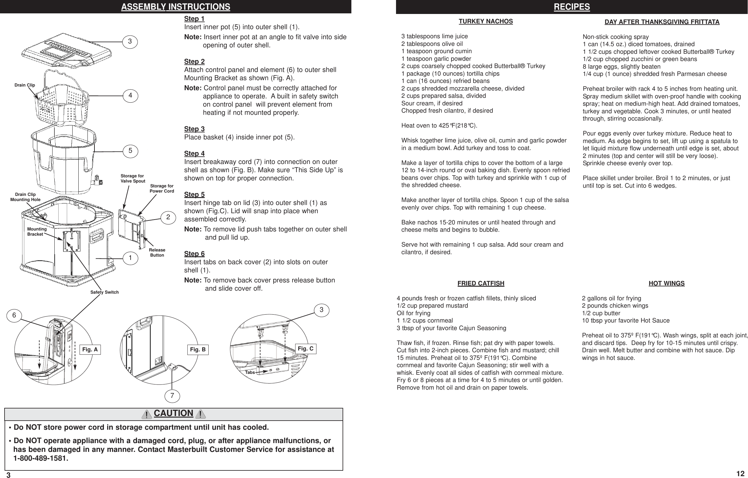 Page 4 of 8 - Masterbuilt Masterbuilt-Electric-Turkey-Fryer-20010109-Users-Manual- 090623 20010109 Manual  Masterbuilt-electric-turkey-fryer-20010109-users-manual