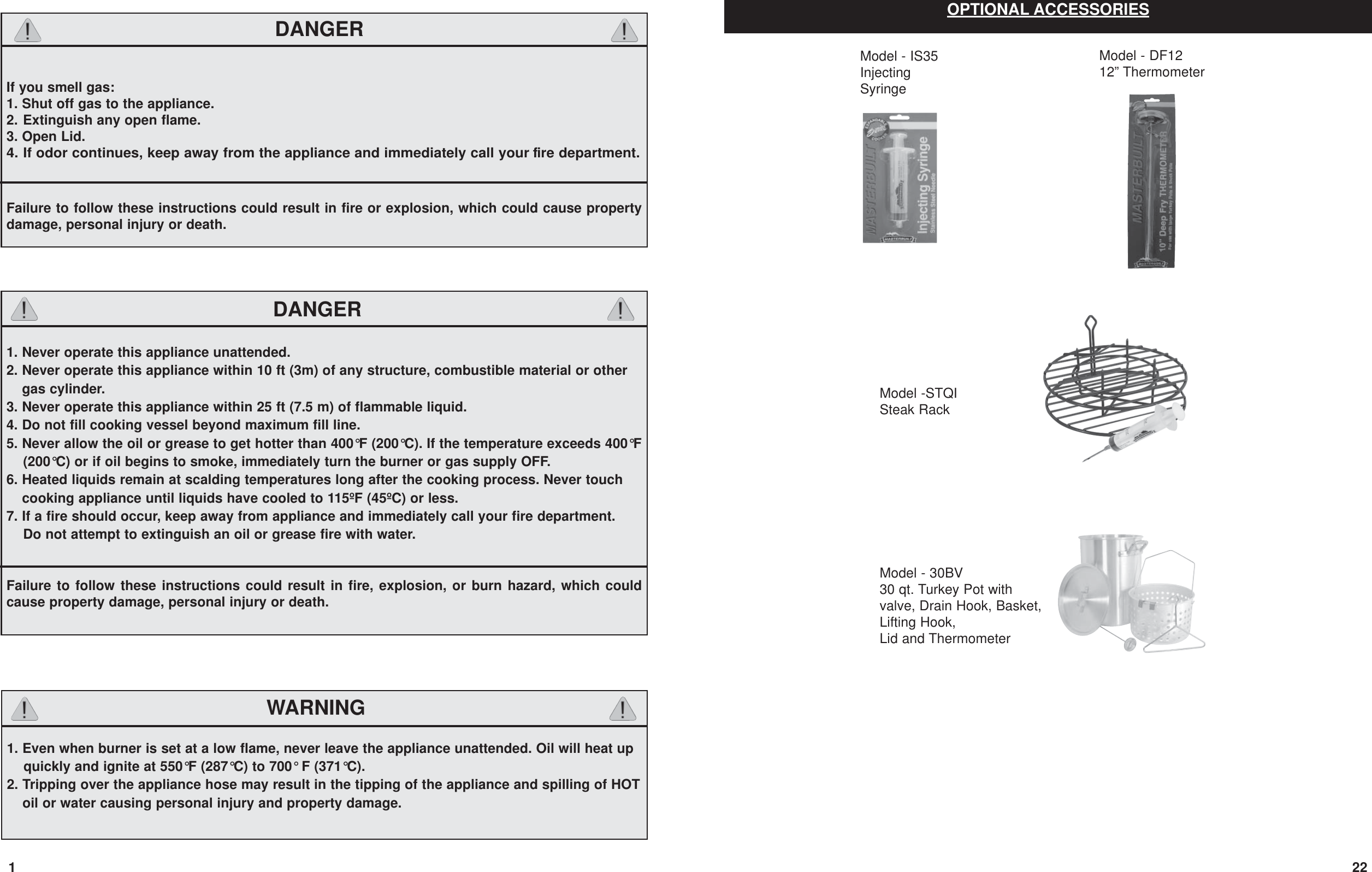 Masterbuilt Propane Turkey Fryer 20020107 Users Manual 20020209_GTFKDA