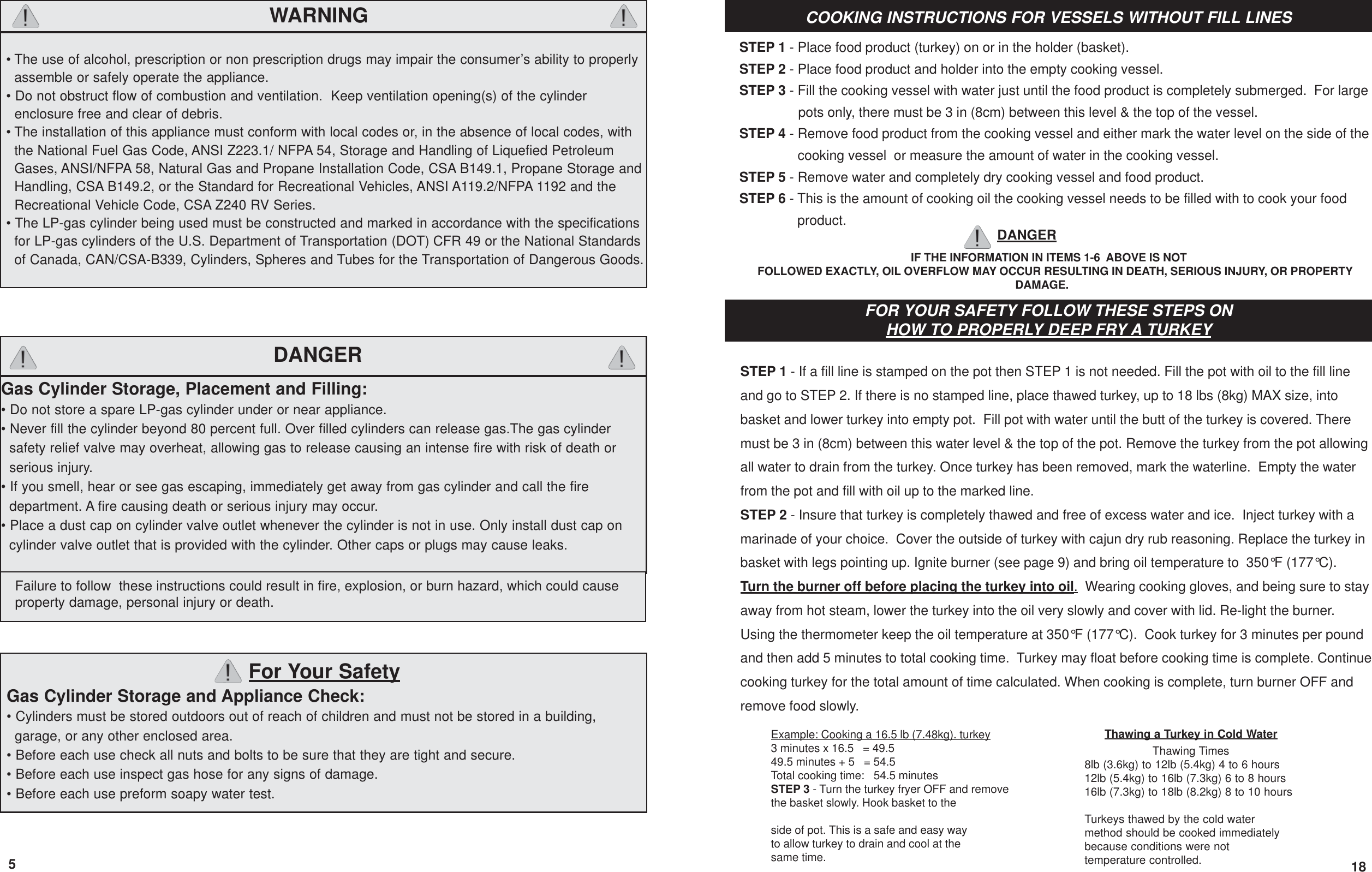 Page 6 of 12 - Masterbuilt Masterbuilt-Propane-Turkey-Fryer-20020107-Users-Manual- 20020209_GTFKDA_IM_071211JH  Masterbuilt-propane-turkey-fryer-20020107-users-manual