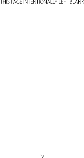 ivTHIS PAGE INTENTIONALLY LEFT BLANK