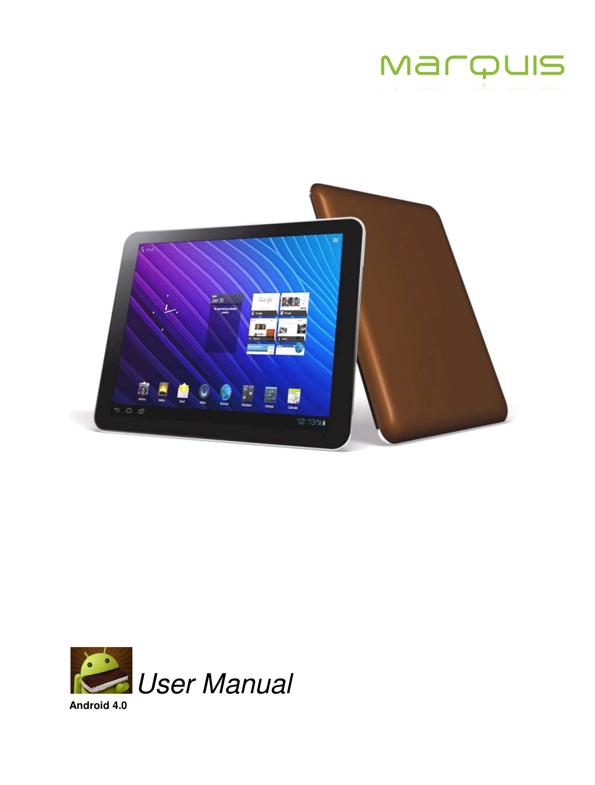               User Manual Android 4.0   