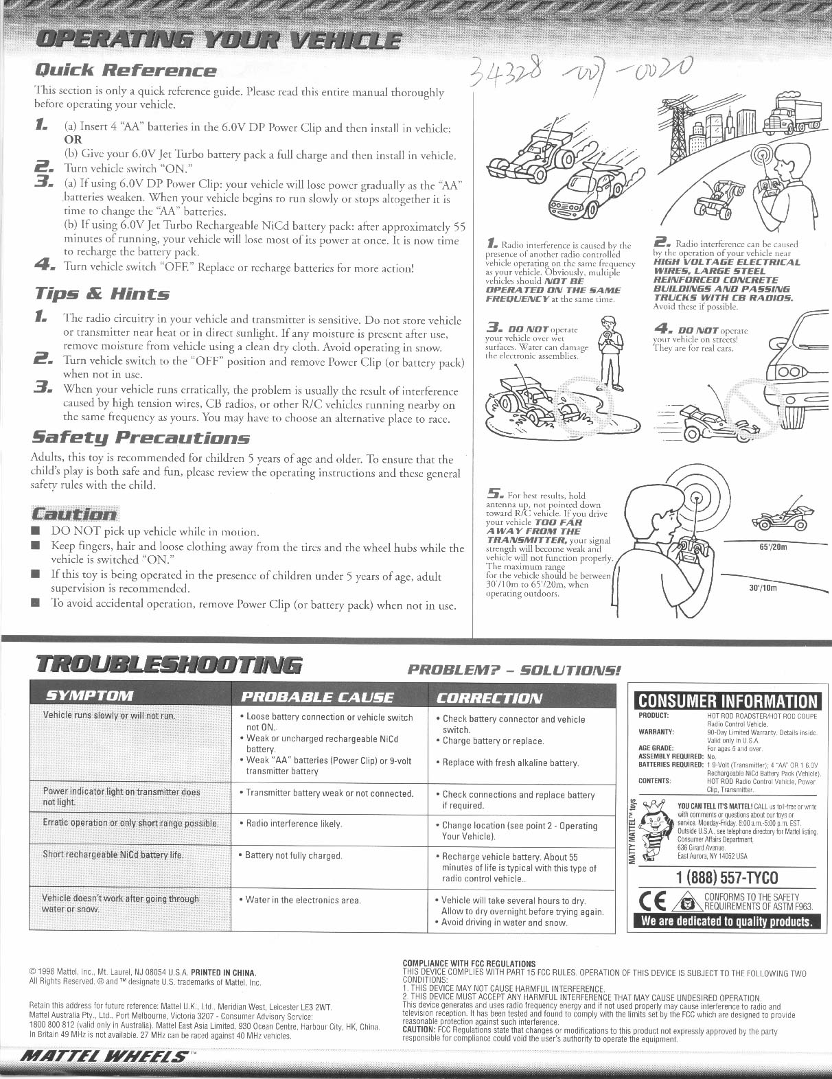 Toy Car Transmitter User Manual