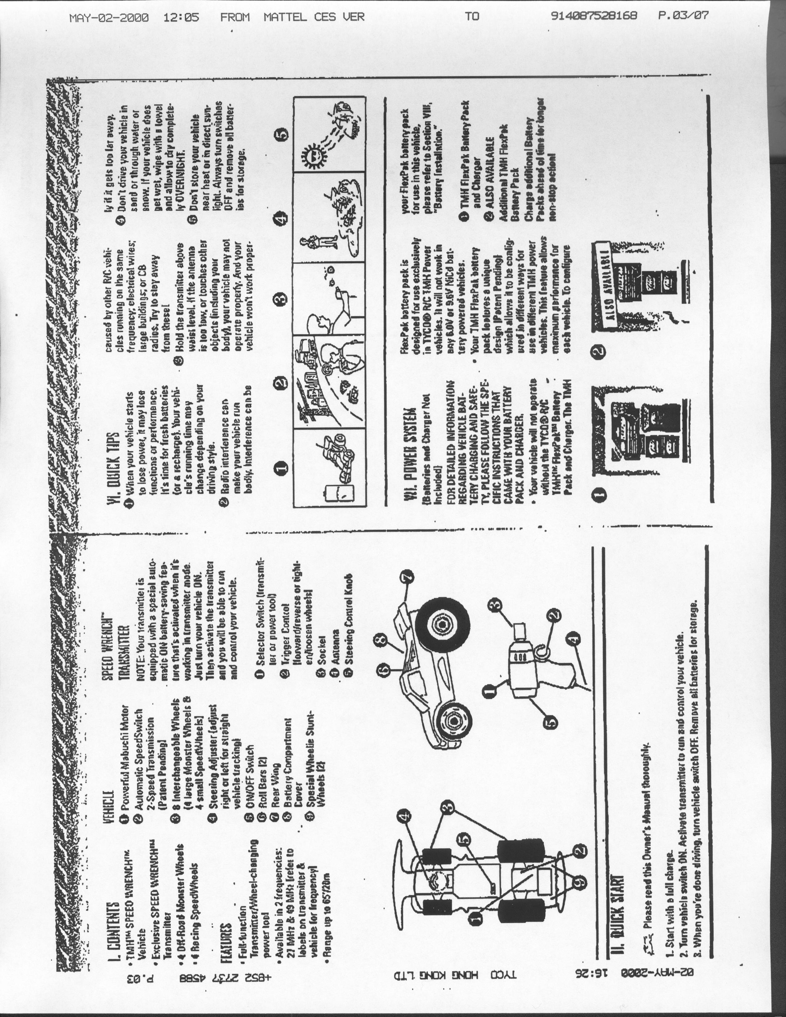 49MHZ TOY CAR RECEIVER User Manual