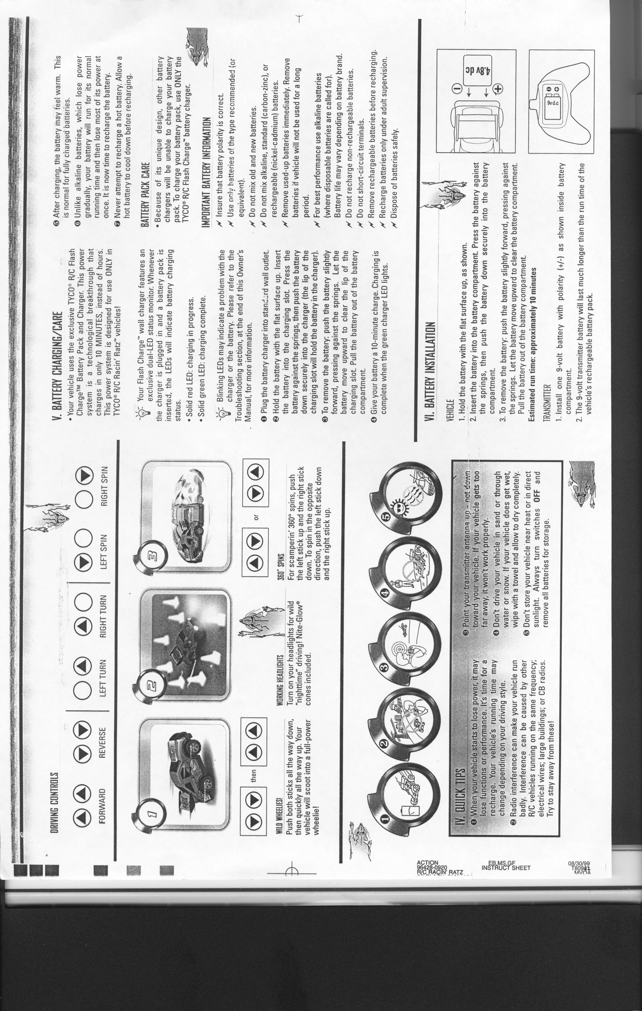 RC Toy Car Transmitter User Manual