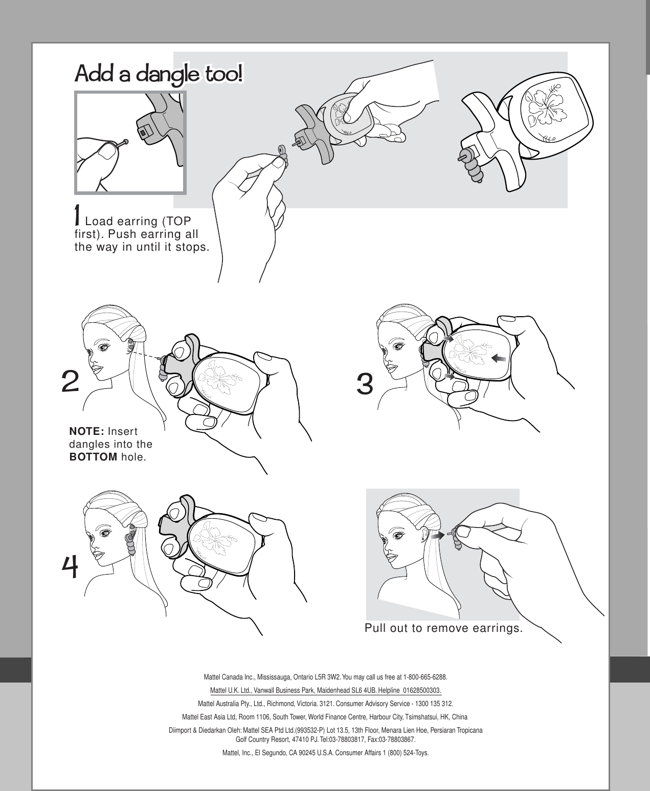 Page 4 of 4 - Mattel Mattel-Barbie-B5766-Users-Manual- B5766-0920.qrk  Mattel-barbie-b5766-users-manual