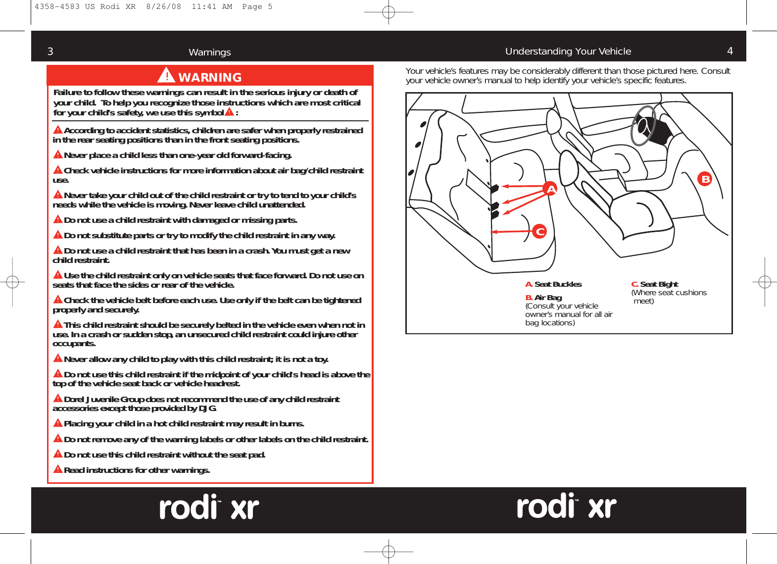Page 3 of 12 - Maxi-Cosi Maxi-Cosi-4358-4583-Users-Manual-  Maxi-cosi-4358-4583-users-manual
