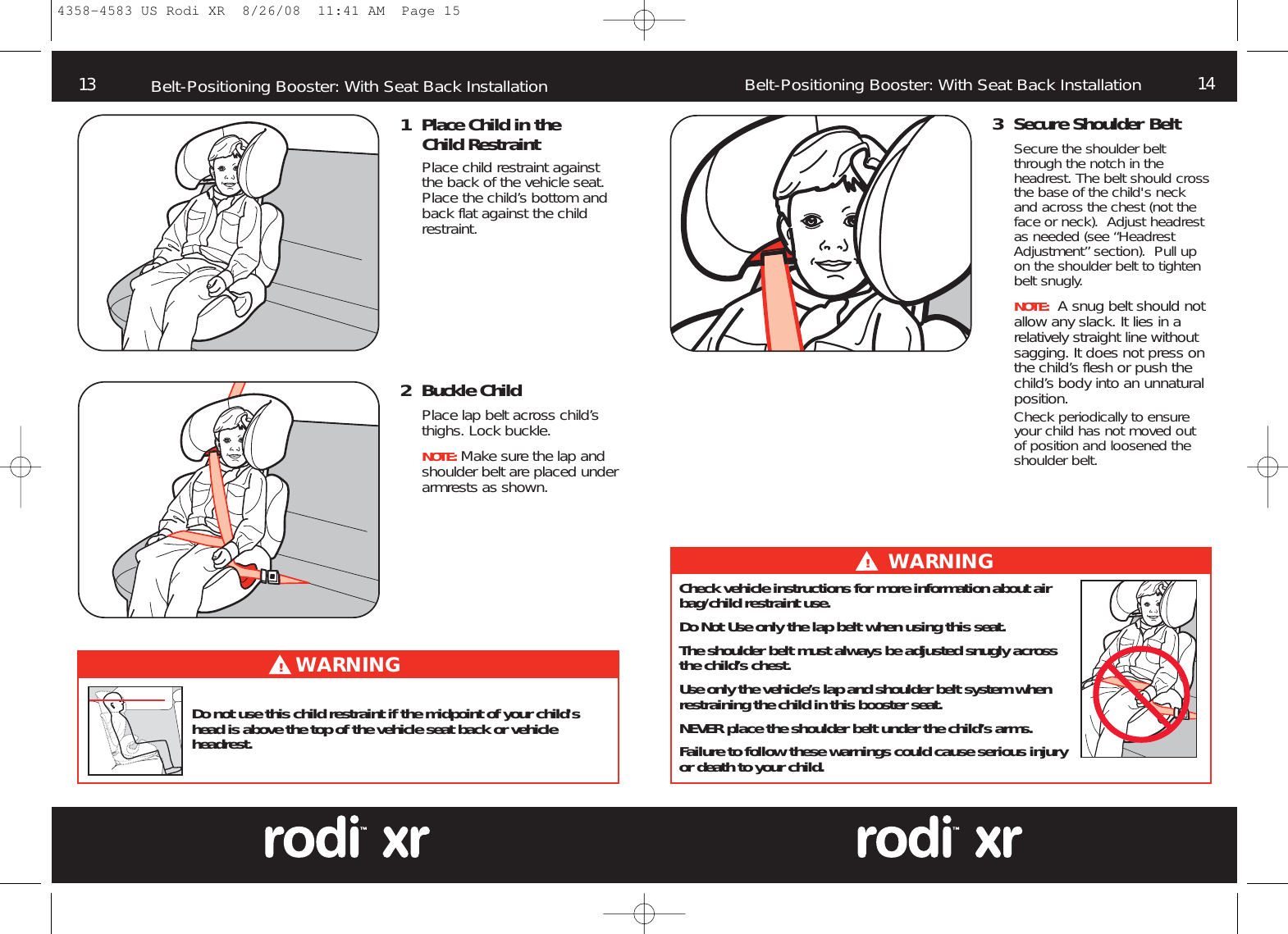 Page 8 of 12 - Maxi-Cosi Maxi-Cosi-4358-4583-Users-Manual-  Maxi-cosi-4358-4583-users-manual