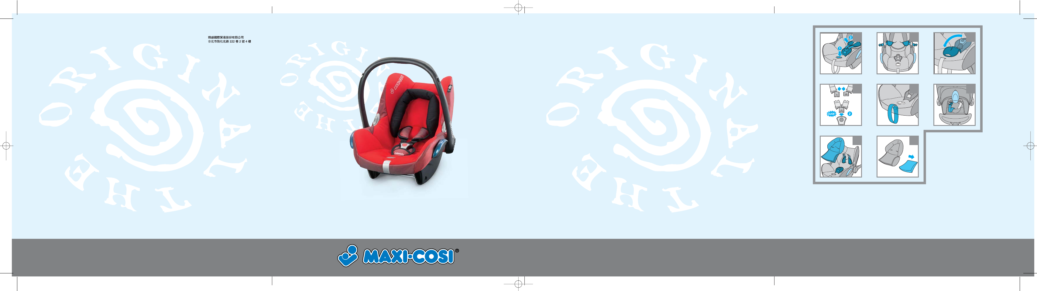 Maxi Cosi The Safe World Of I Users Manual 0114_GBA_cabriofix_I_BW