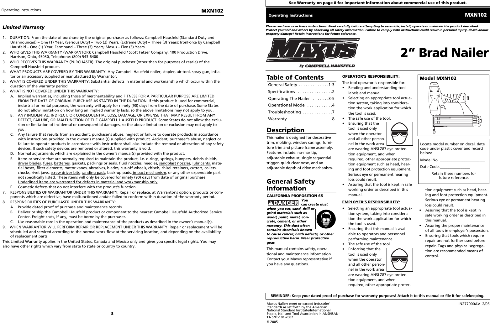 Page 1 of 4 - Maxus Maxus-Mxn102-Users-Manual- Print 277000_0304  Maxus-mxn102-users-manual