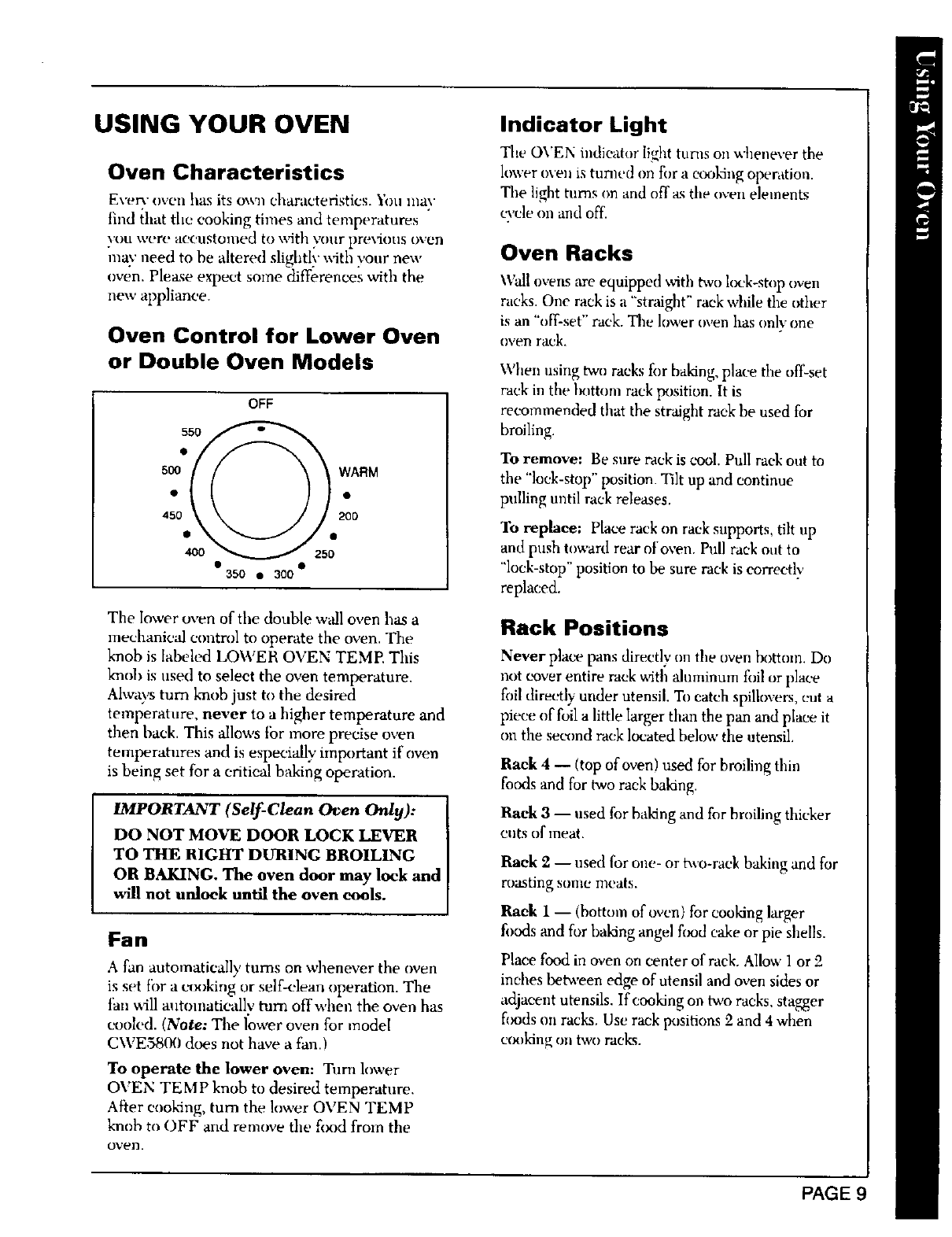 Maytag CWE4800ACB User Manual OVEN Manuals And Guides L0502584
