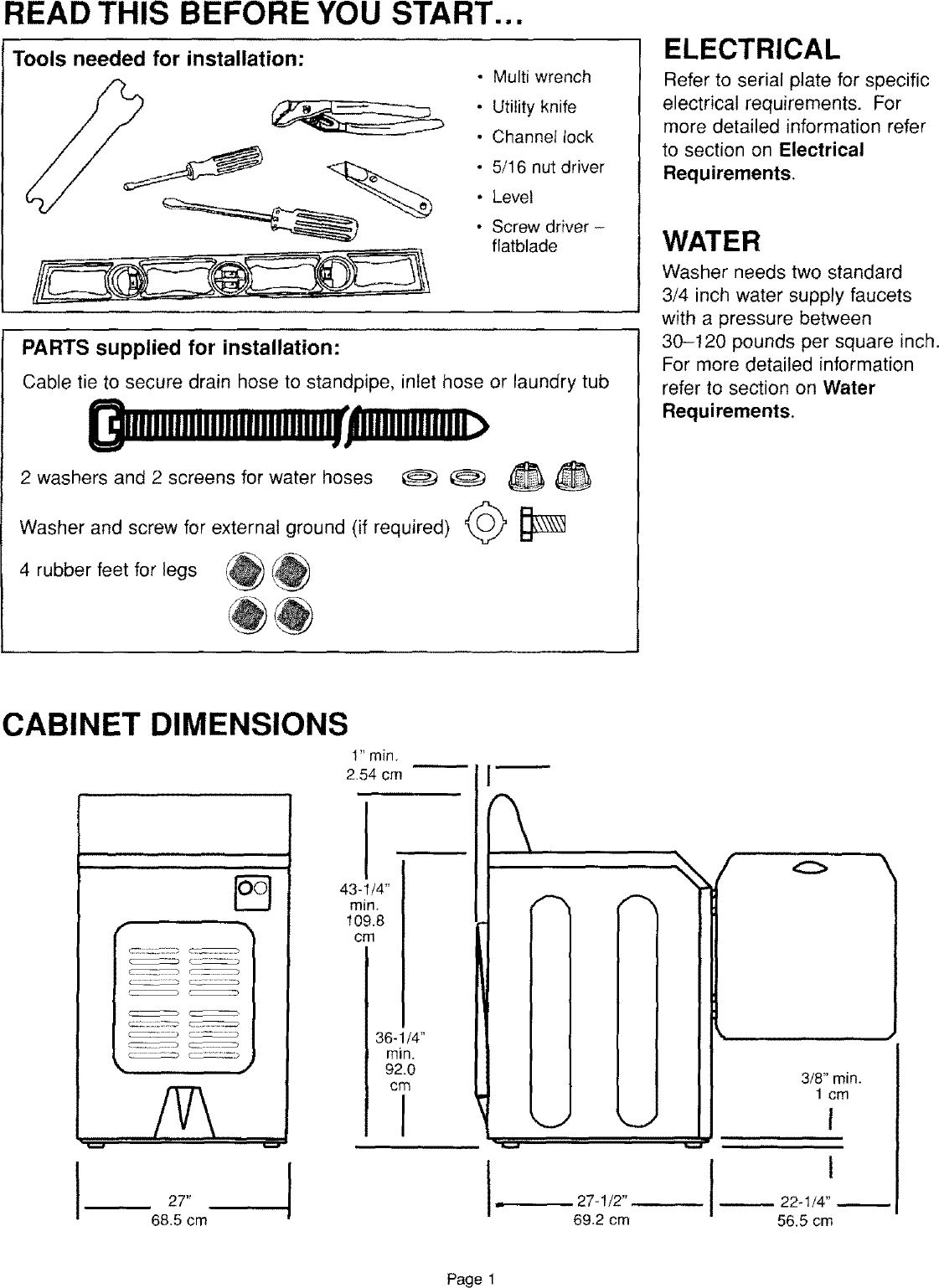 Maytag MAH5500BWQ User Manual WASHER Manuals And Guides L0503006