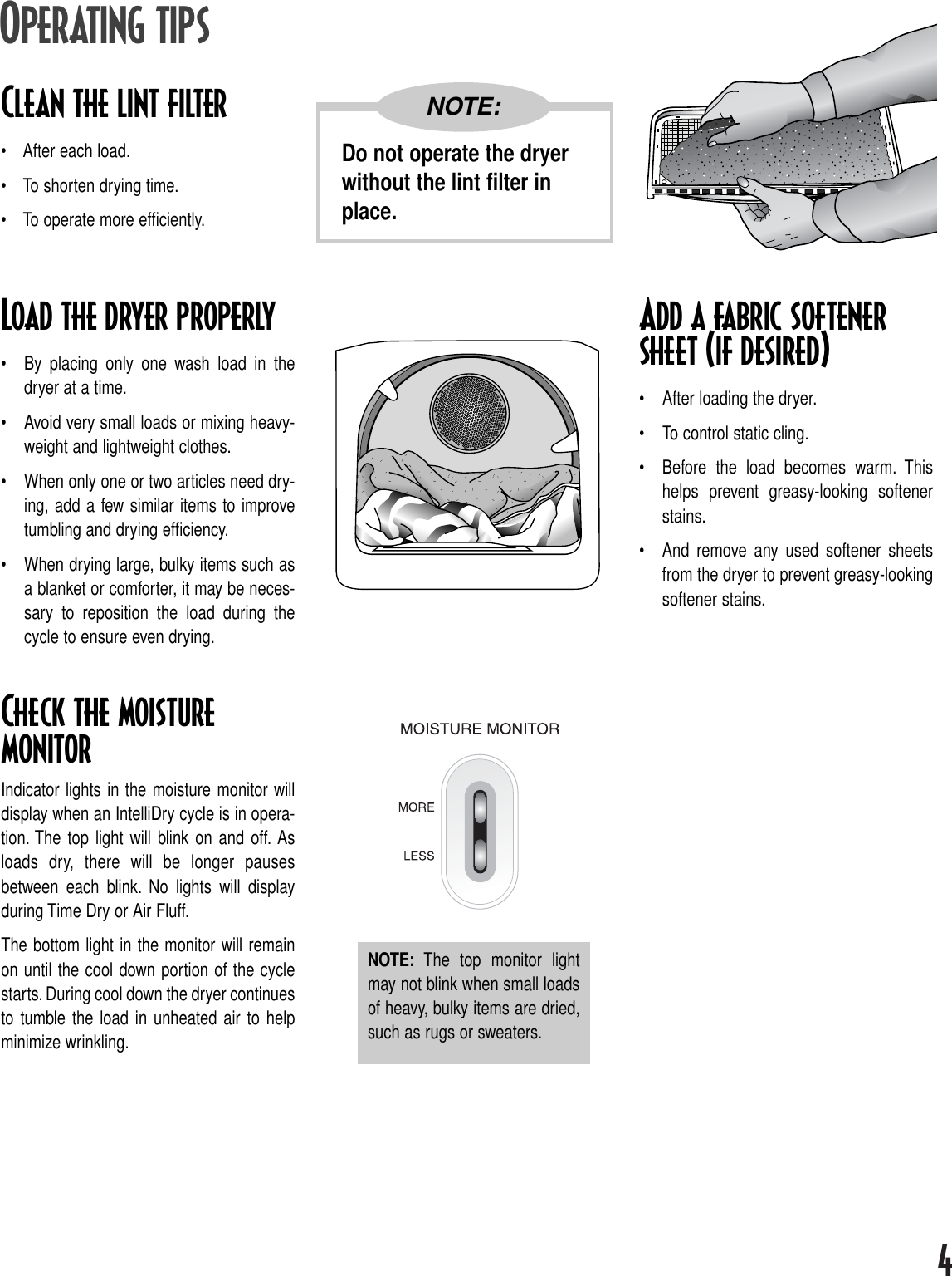 Page 5 of 12 - Maytag Maytag-Intellidry-Md-16-Users-Manual- MD-16 Dryer-1  Maytag-intellidry-md-16-users-manual