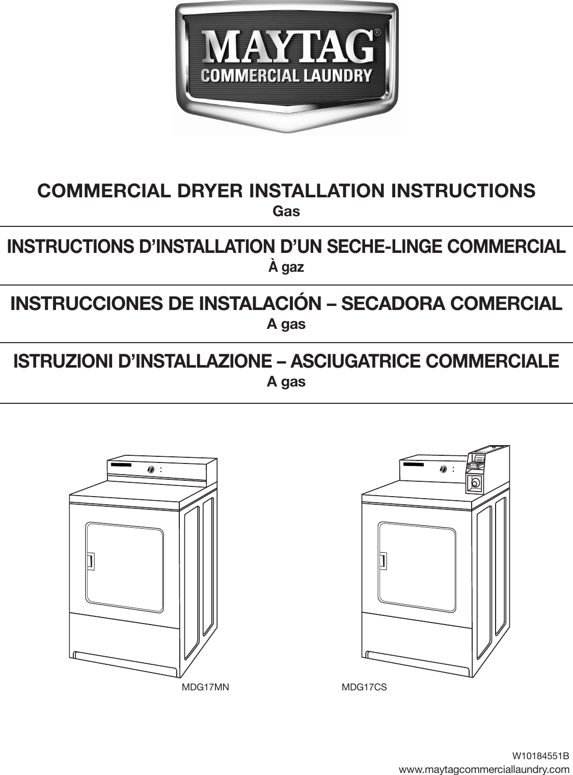 Maytag Clothes Dryer Mdg17Mn Users Manual YB70809 10135134A