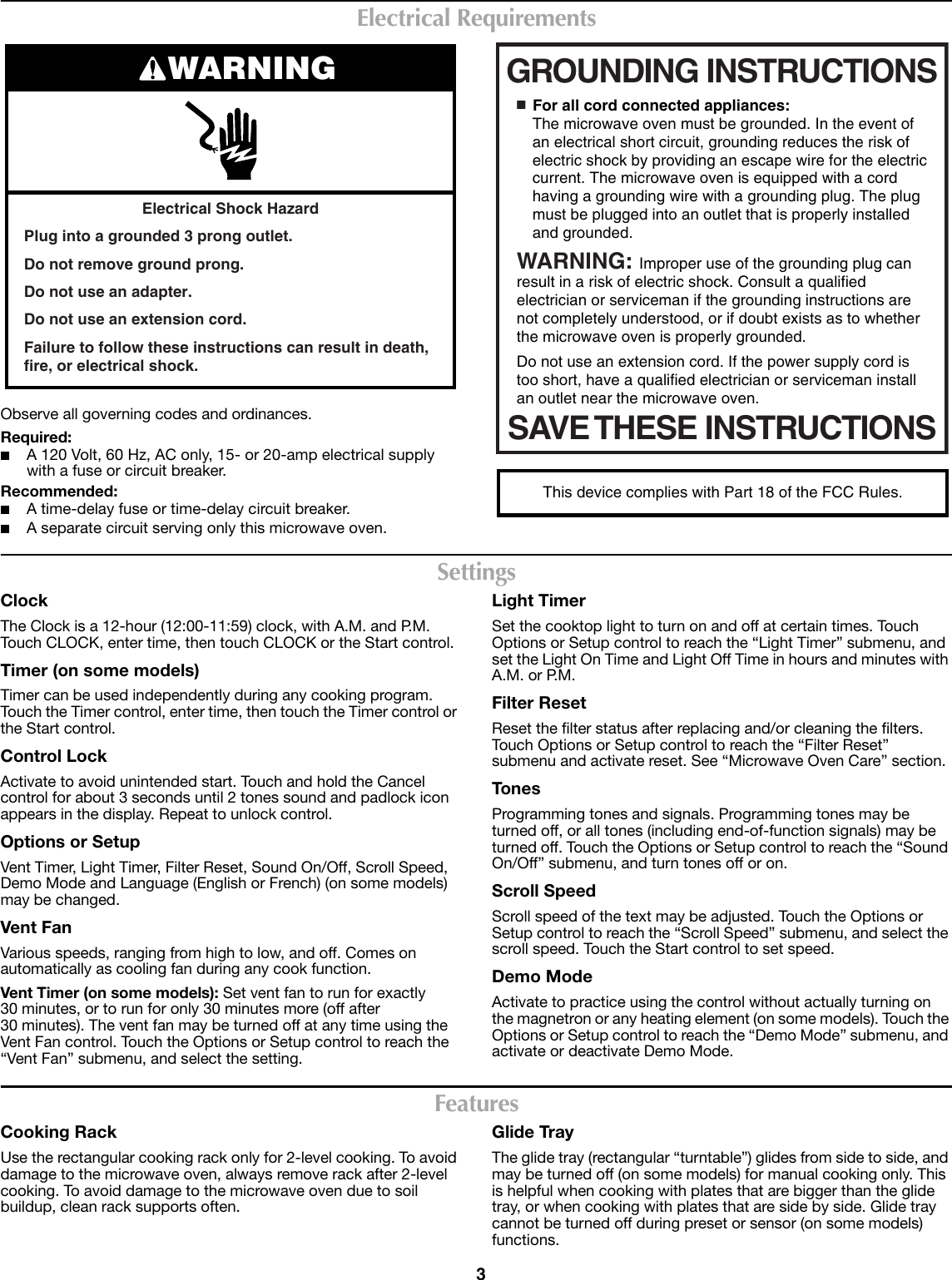 Page 3 of 6 - Maytag Maytag-Maytag-Microwave-Oven-W10336688A-Users-Manual- W10336688A UI MMV5208A  Maytag-maytag-microwave-oven-w10336688a-users-manual