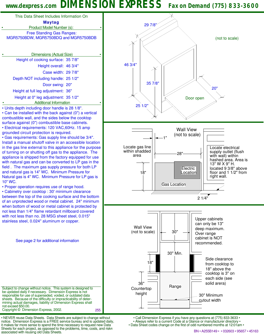 Page 1 of 2 - Maytag Maytag-Maytag-Range-Mgr5750Bdb-Users-Manual-  Maytag-maytag-range-mgr5750bdb-users-manual