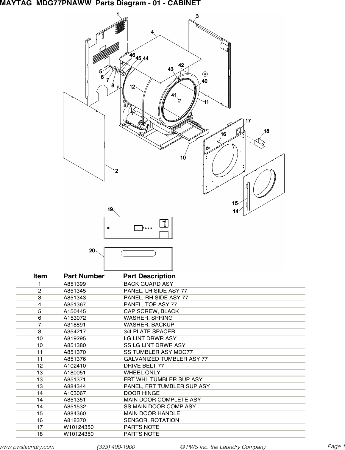Page 1 of 2 - Maytag Maytag-Maytag-Washer-Dryer-Mdg77Pnaww-Users-Manual- IPL2011  Maytag-maytag-washer-dryer-mdg77pnaww-users-manual