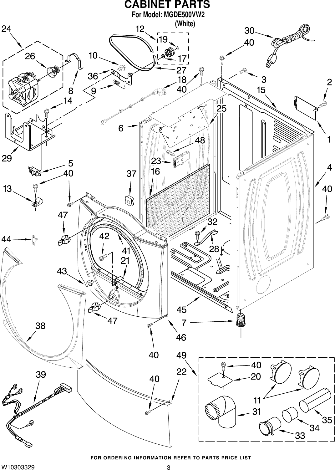 Maytag Mgde500Vw2 Users Manual