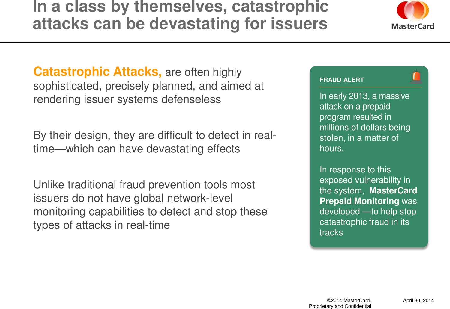 Page 2 of 9 - MasterCard Presentation Prepaid-Monitoring-Presentation-2014