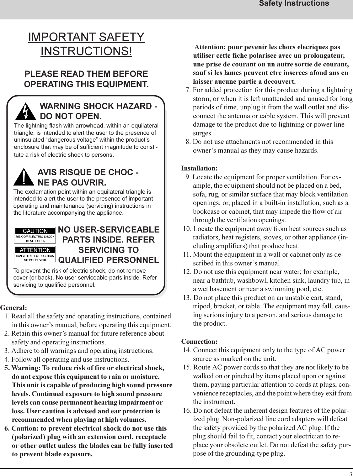 Page 3 of 12 - Mcintosh Mcintosh-Mc-162-Users-Manual- Mc16om02.pm6  Mcintosh-mc-162-users-manual