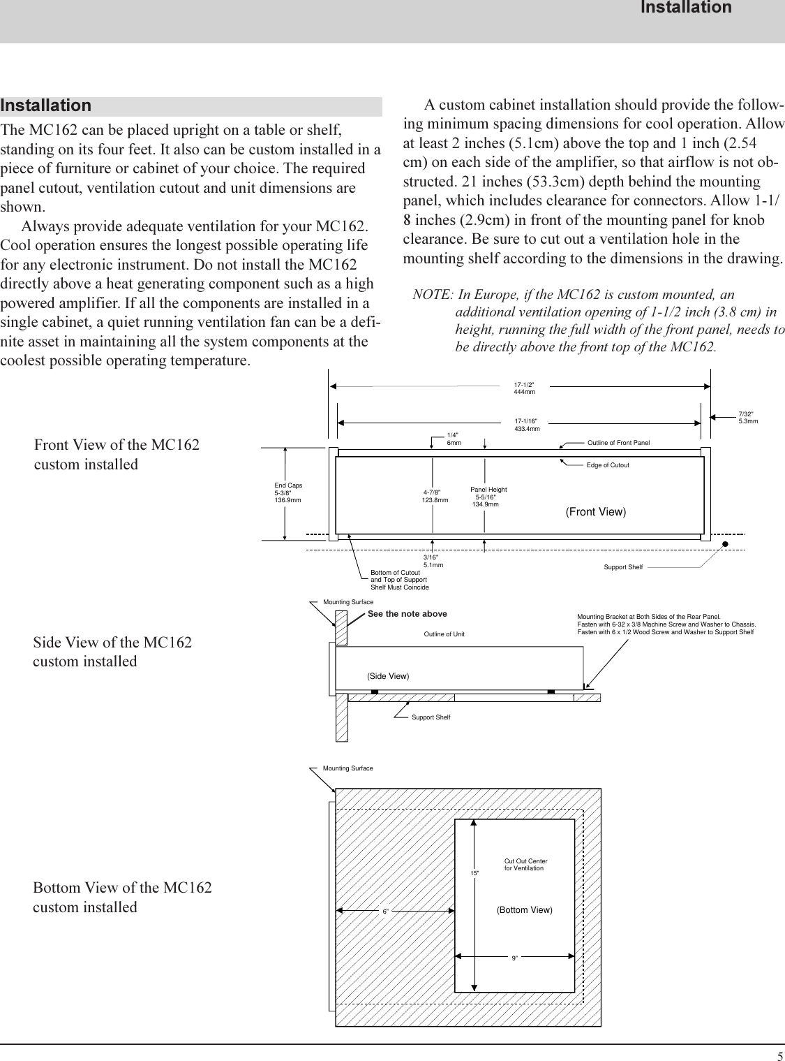 Page 5 of 12 - Mcintosh Mcintosh-Mc-162-Users-Manual- Mc16om02.pm6  Mcintosh-mc-162-users-manual