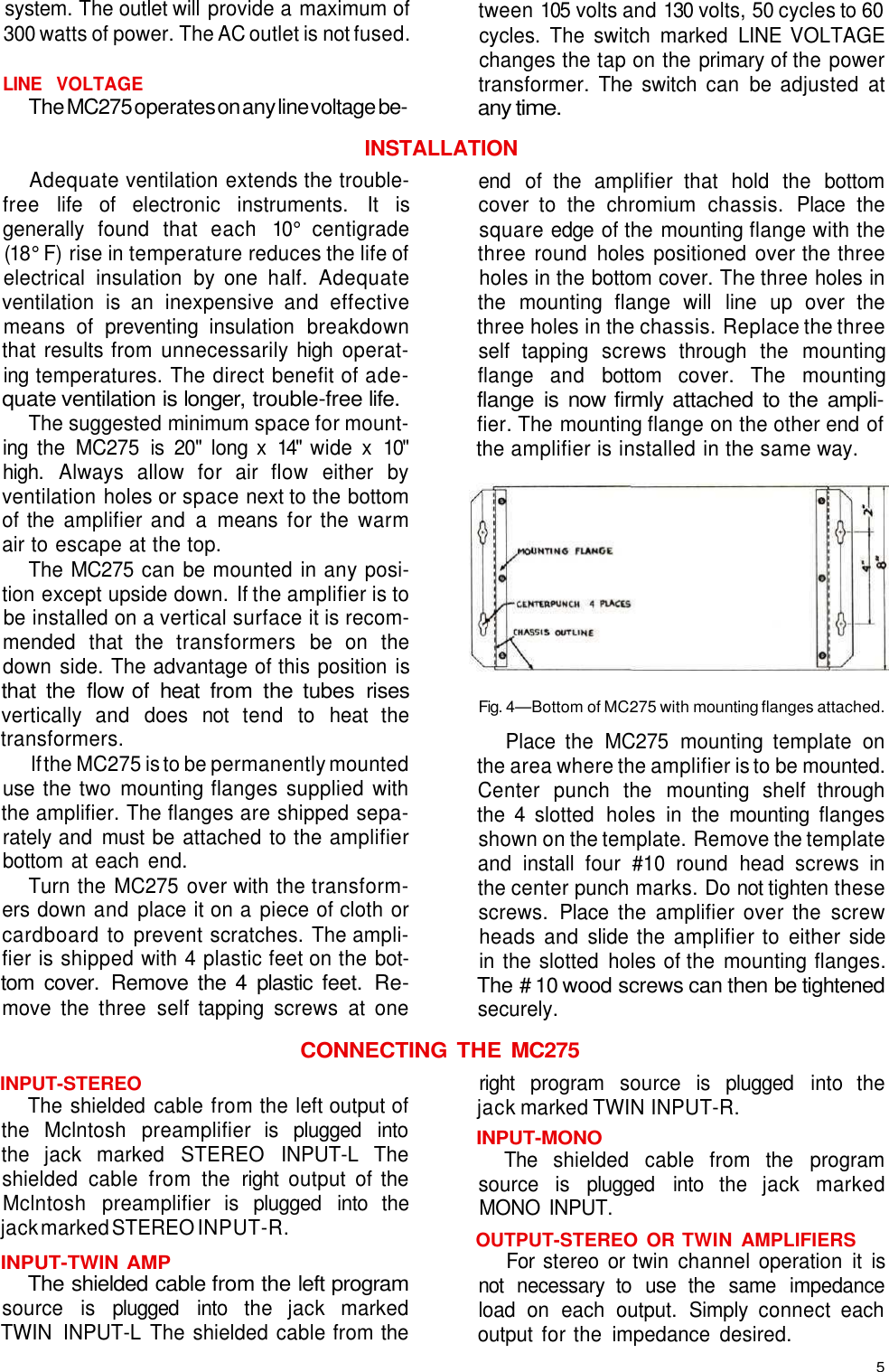 Page 7 of 12 - Mcintosh Mcintosh-Mc-275-Users-Manual-  Mcintosh-mc-275-users-manual