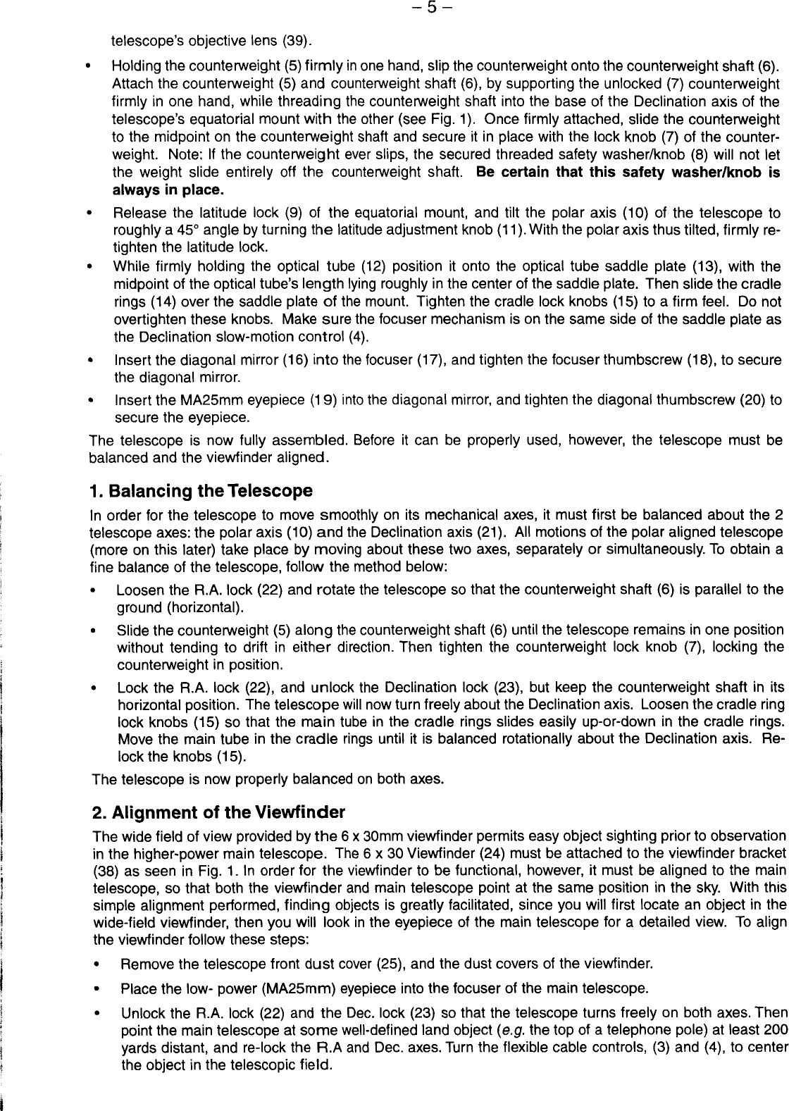 Page 5 of 12 - Meade Meade-395-Users-Manual-  Meade-395-users-manual