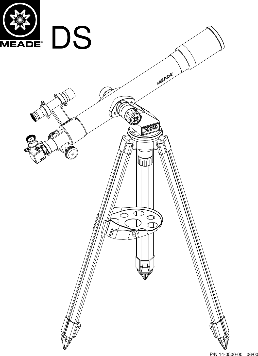 Meade Ds Gen 1 Instruction Manual English Only 6 00
