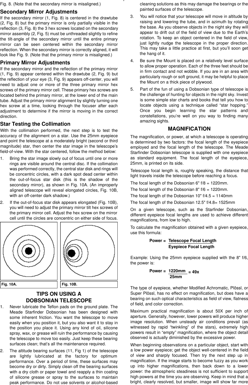 Page 7 of 12 - Meade Meade-Starfinder-12-5-Users-Manual-  Meade-starfinder-12-5-users-manual